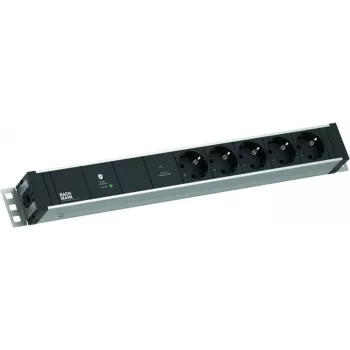 Power strip Bachmann 800.3939 19Z 1.5HE with 5× CEE7/3 outlets