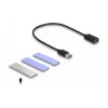 SSD enclosure DeLOCK USB 3.2 Gen 2 for PlayStation5 M.2 NVMe tool free