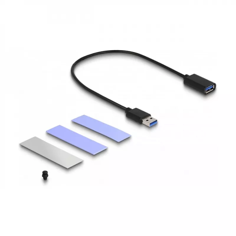 SSD enclosure DeLOCK USB 3.2 Gen 2 for PlayStation5 M.2 NVMe tool free
