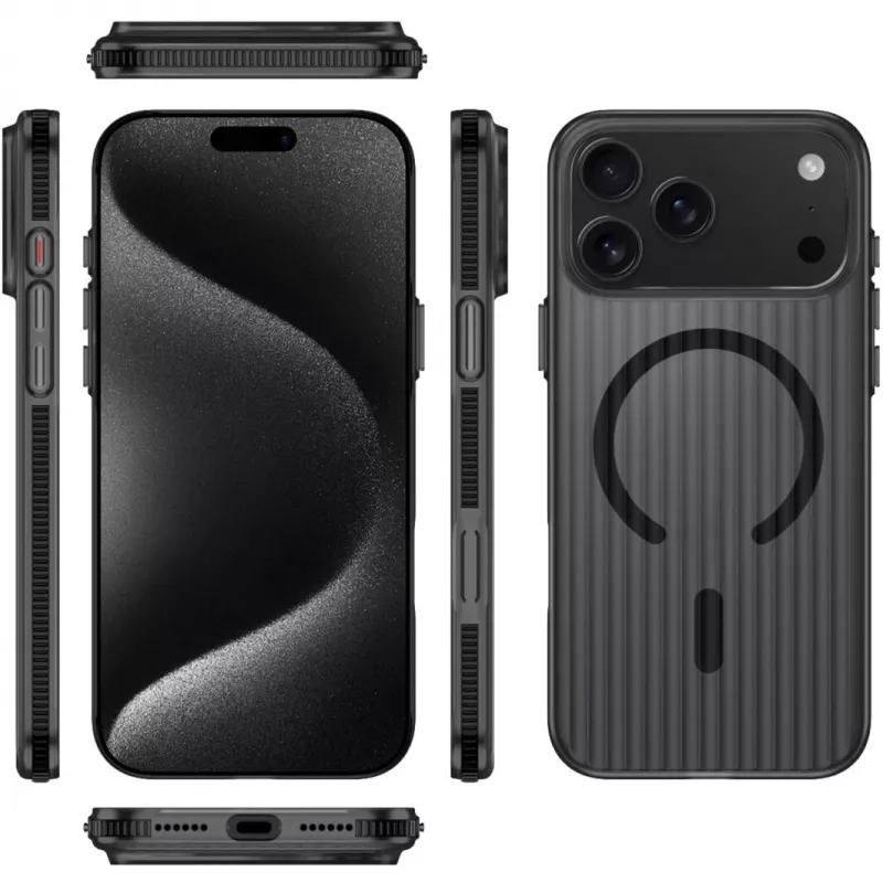 4smarts Design Case Aero for iPhone 17 Pro Max, black (541642)