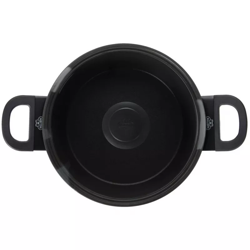 Saucepan BALLARINI 75002-920-0 Round Black Aluminium 20 cm