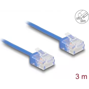 Network Cable DeLOCK RJ45 Cat.6 UTP 3m Blue