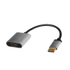 LogiLink CDA0108 video cable adapter 0.15 m DisplayPort HDMI Black Grey