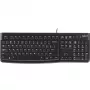 Logitech K120 Keyboard USB QWERTY Spanish Black (920-002499)