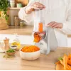 Electric vegetable shredder Tefal Fresh Express DN853BE0 — 150 W, 3 interchangeable nozzles, 1 speed, cream