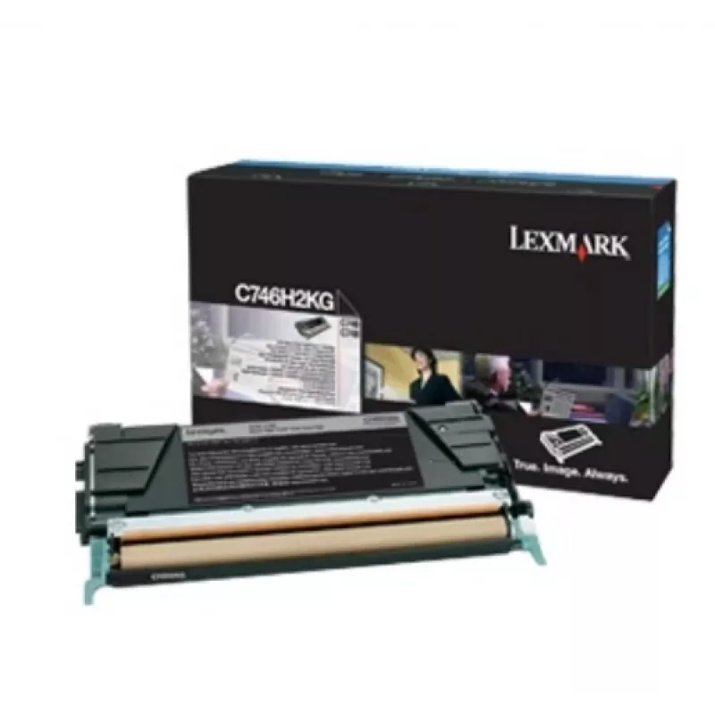 LEXMARK C746H3KG Toner Lexmark black korporacyjny 12000 str. C746dn / C746dtn / C746n / C74