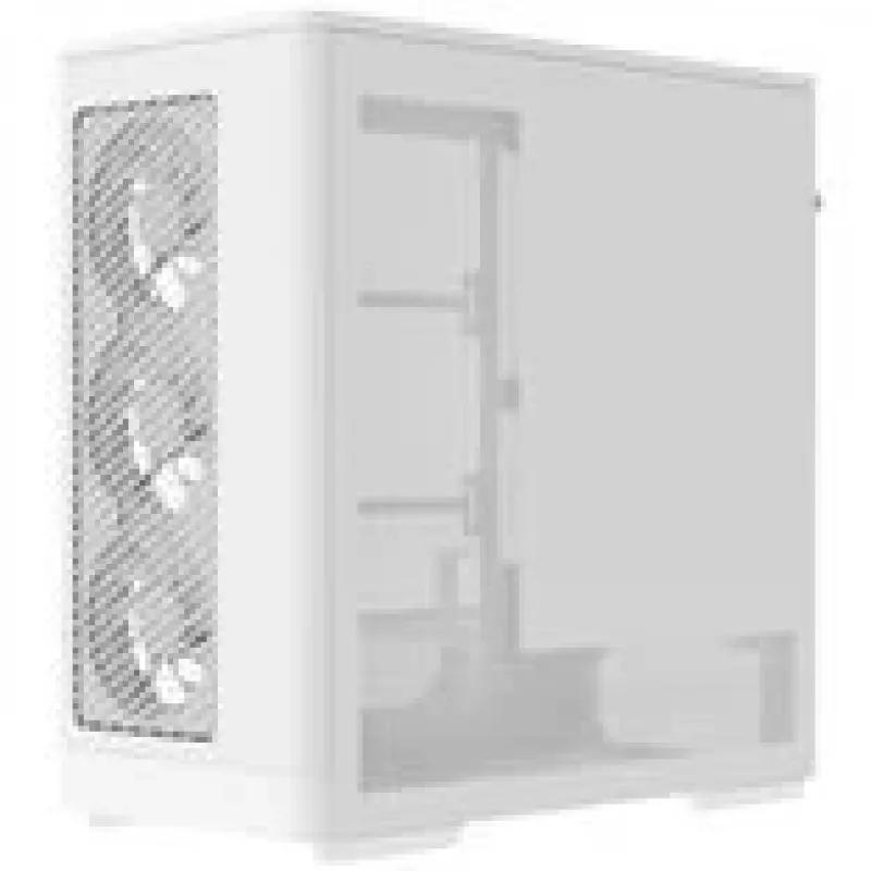 Computer Case AEROCOOL D520A Midi-Tower ATX Tempered Glass RGB — white