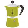 Bialetti Rainbow 0.06 L Aluminium Thermoplastic Green Coffee Maker