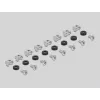 Delock - rack drawer - Black - 1U - 48.3 cm (19)