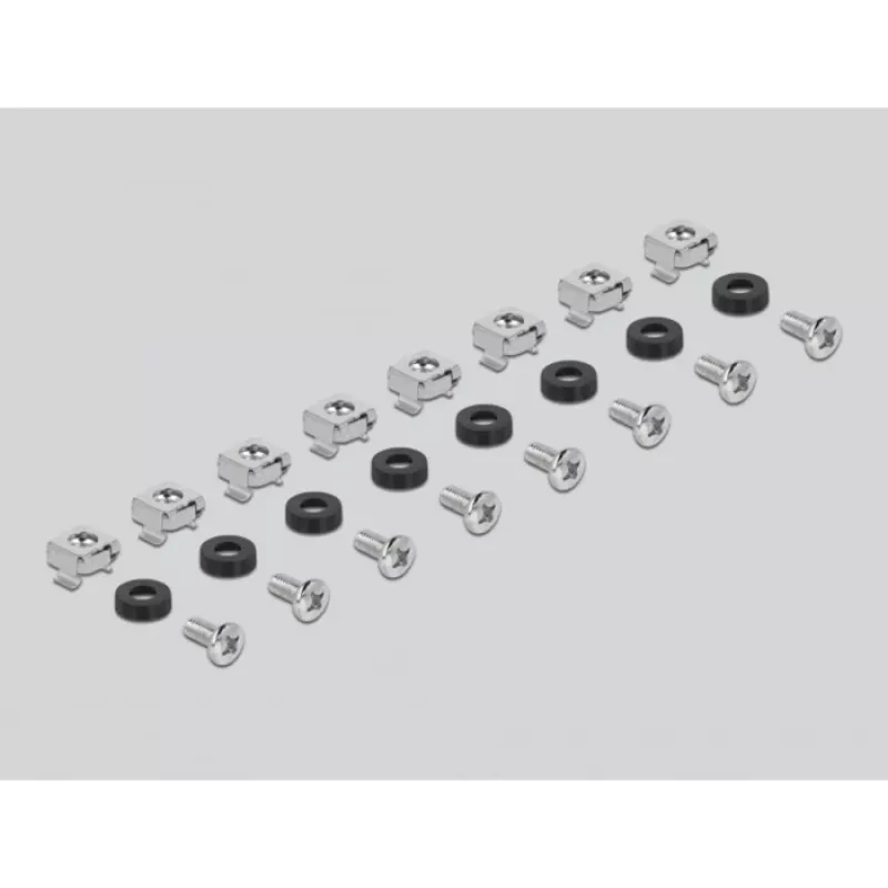 Delock - rack drawer - Black - 1U - 48.3 cm (19)