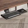 Maclean under-desk keyboard holder, adjustable, max. 5kg, black, MC-156 B