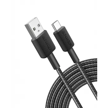 Anker Innovations 322 USB-A to USB-C Cable Nylon 1.8M Black - Cable - Digital/Data