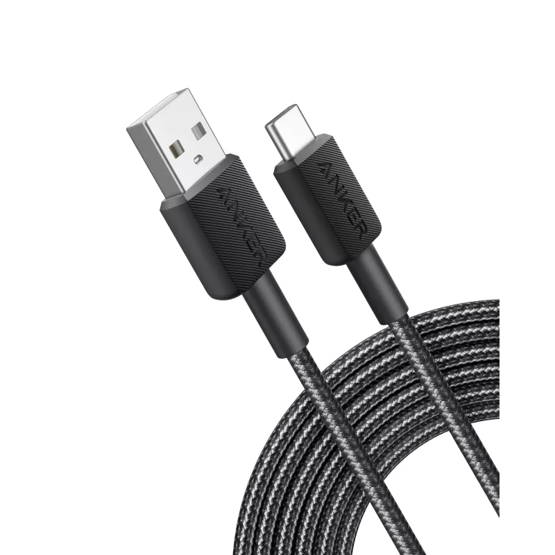 Anker Innovations 322 USB-A to USB-C Cable Nylon 1.8M Black - Cable - Digital/Data