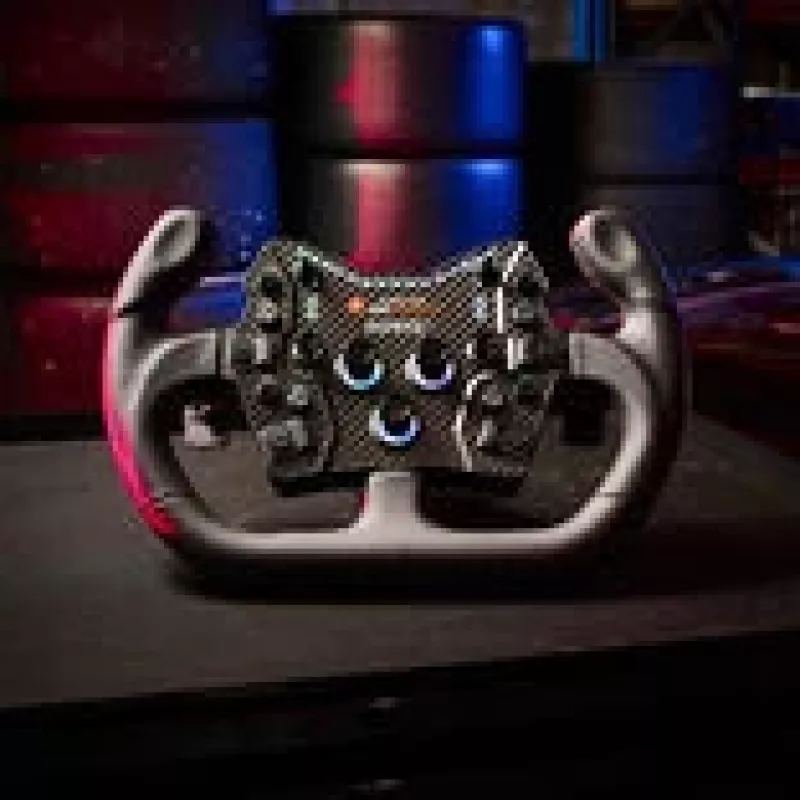 Gaming Button Box Asetek Forte GT V2 black orange with USB connectivity