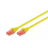 Patch cord Digitus CAT 6 U/UTP LSZH DK-1617-0025/Y