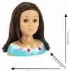 KLEIN Styling Head Klein Mia 5201 with realistic hair and accessories for hairstyling practice