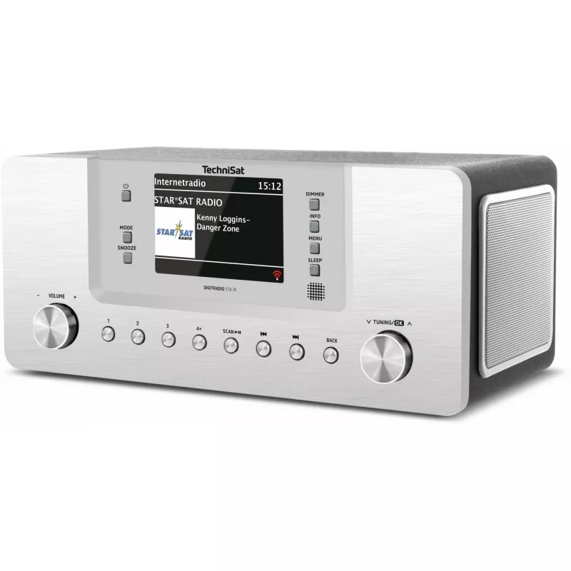 TechniSat DigitRadio 574 IR - Audiosystem - 2 x 5 Watt - Silver (0001/2951)