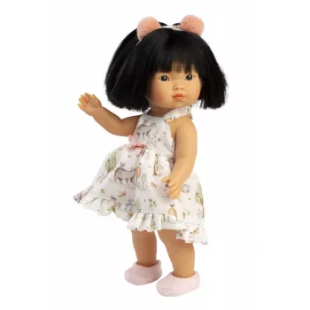 Doll 28 cm Llorens with realistic features and soft body, model 28040