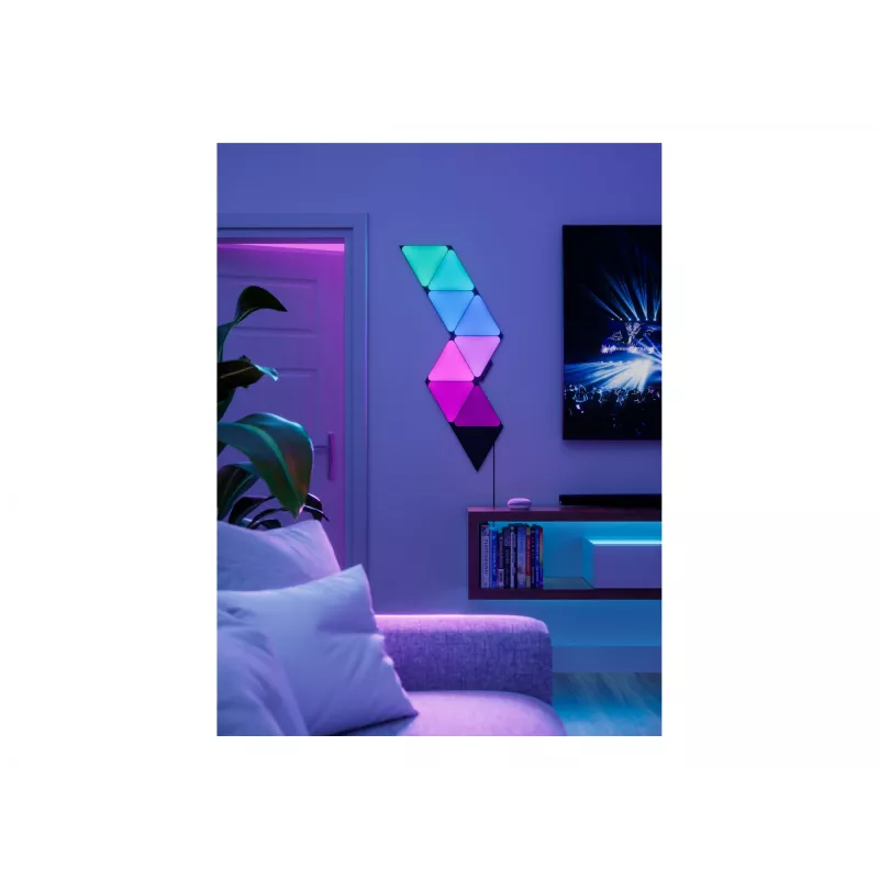 Smart panel Nanoleaf NL47-0101TW-3PK Wi-Fi Black 3 pcs