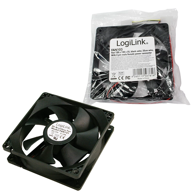 Fan LogiLink FAN103 PC case cooler