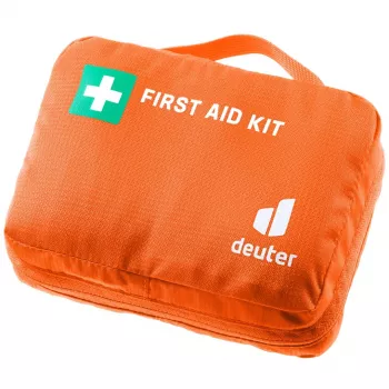 Travel first aid kit DEUTER First Aid Kit — compact zipper pouch 180×60×120 mm, orange