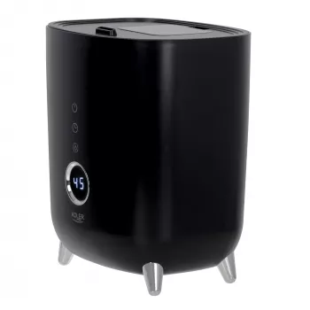 Adler | AD 7972 | Humidifier | 23 W | Water tank capacity 4 L | Suitable for rooms up to 35 m2 | Ultrasonic | Humidification capacity 150-300 ml/hr | Black