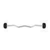 HMS GSL15 fixed barbell/rubberised broken bar 15 kg