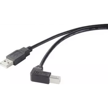 Renkforce RF-4613068 USB Cable 0,5 m USB 2.0 USB A USB B Black (RF-4613068)