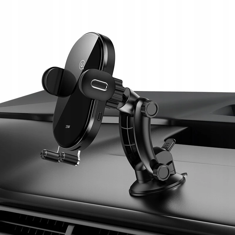 Car inductive phone holder usams US-CD131 15W automatic for windshield and dashboard