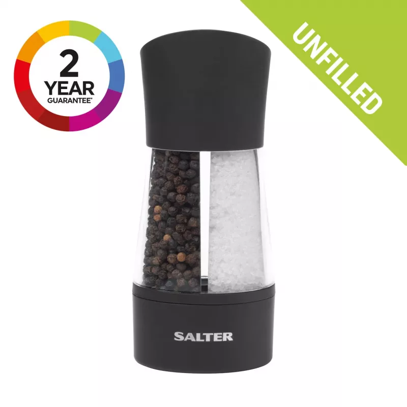 Mechanical salt grinder Salter 7612 BKXRAUP stainless steel adjustable grind