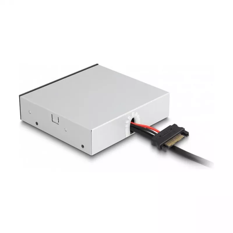 DeLOCK 64208 USB pin header hub 19 pin 5000 Mbit/s Black Grey