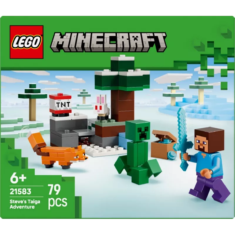 LEGO MINECRAFT 21583 Steve's Taiga Adventure