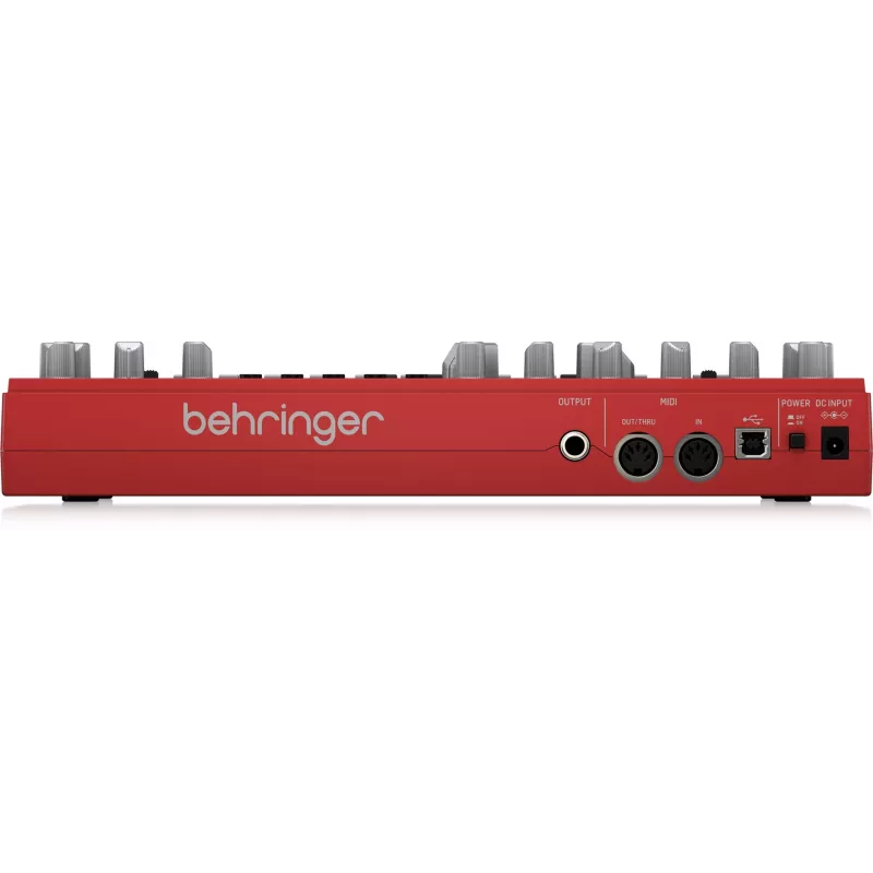 Analog synthesizer Behringer TD-3-RD Red 9V DC