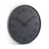 NeXtime 3096GS - Wall - quartz clock - Circle - Grey - Wood - adults