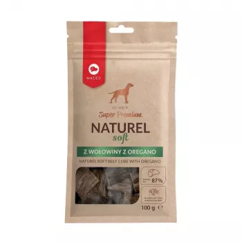 Dog treats MACED 40-0001-0742 Beef 100 g — natural solid snack, 33.7% protein, 22% fat