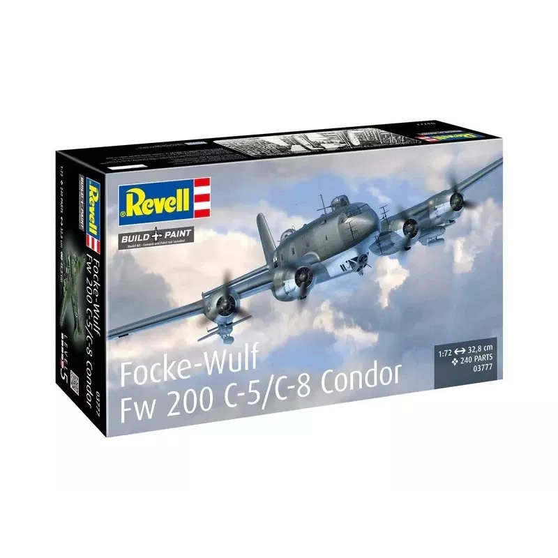Plastic model airplane REVELL Fendt 728 Vario scale model kit REV-03777
