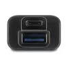DELOCK USB 3.2 Gen 1 (3.1 Gen 1) 4-port Hub with Type-A + Type-C Host (5000 Mbit/s) Black/Transparent