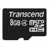 MicroSDHC card Transcend 8GB Class 4 TS8GUSDC4