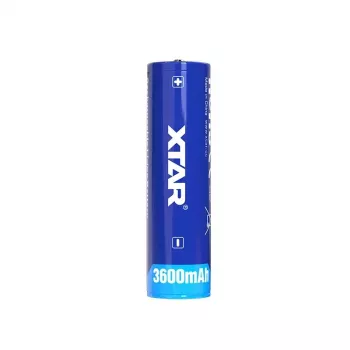 Rechargeable Li-Ion battery XTAR BAT0669 18650 3.6V 3600mAh, Ø 18.5×68.8 mm