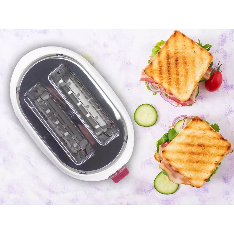 Toaster Beper P101TOS100 2-slice compact design, stainless steel housing, adjustable browning