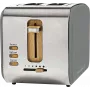 NEDIS N KABT510EGY - Toaster, 2 wide slots, Soft-Touch, Grey (KABT510EGY)