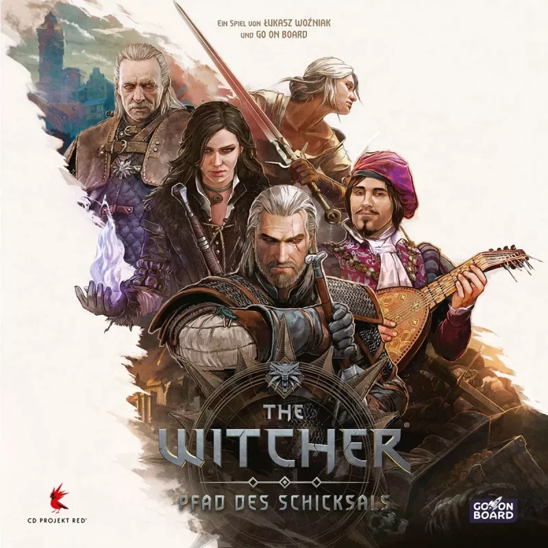 Board game Asmodee The Witcher: Pfad des Schicksals – tabletop adventure, story-driven scenario play