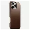Mobile phone cover Nomad NM01389385 for iPhone 16 Pro Max, 17.5 cm (6.9 inch), brown, aluminium/PC/microfibre/leather