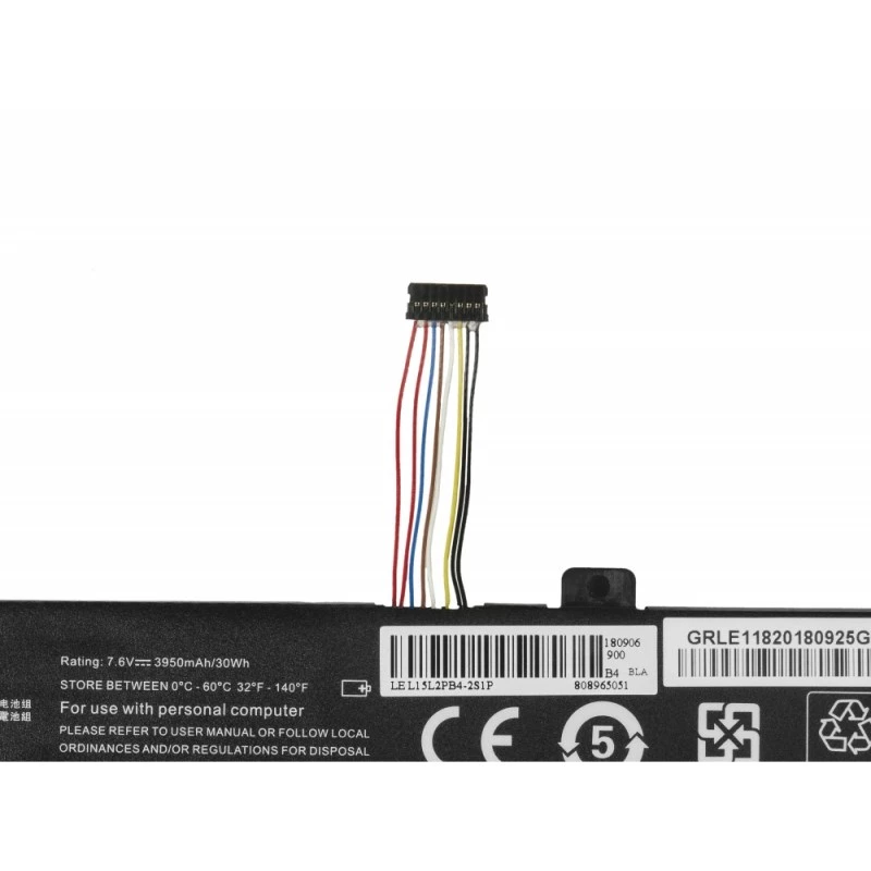 Battery Green Cell LE118 for Lenovo Ideapad 310-15 (7.6V, 3500mAh, 4-cell, LiPo, black)