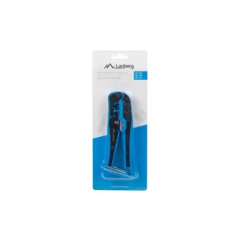 Crimping tool LANBERG NT-0202 for RJ-11 connectors, max cable diameter 6 mm, black/blue