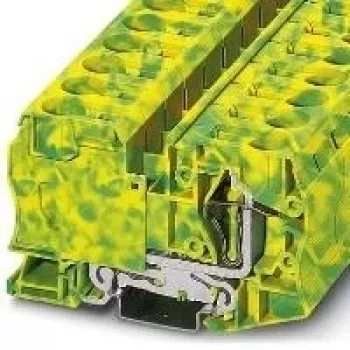 Phoenix Contact Spring-Cage Protective Conductor Terminal ST 35-PE Green-Yellow 10 pc(s) (3036194)