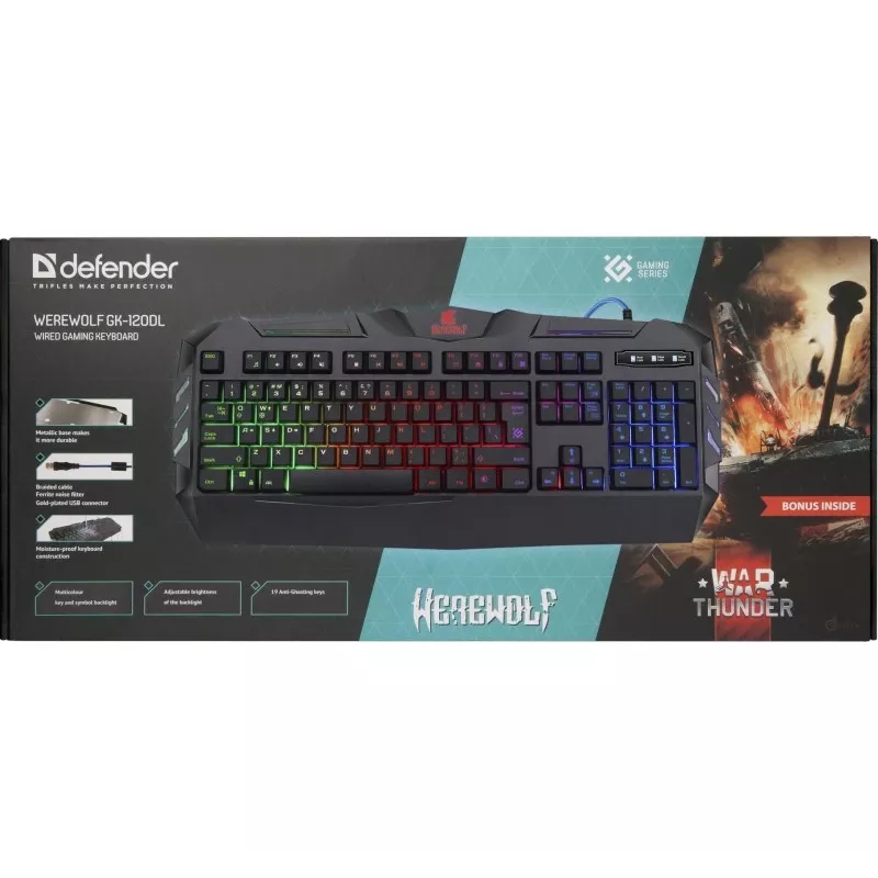 Defender Gaming keyboard WEREWOLF GK-120DL