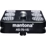 Walimex Mantona Quick Release Plate Arca Swiss, 70 mm black (1021463)