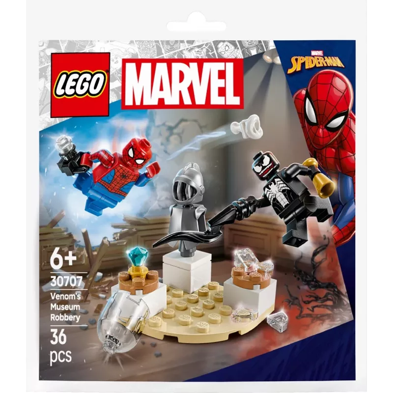 Construction toy LEGO Venom's Museum Heist polybag set 30707 — Marvel Super Heroes, small collectible playset