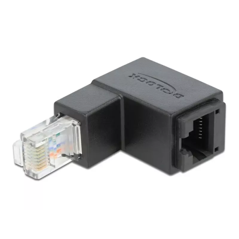Adapter RJ45 plug downwards angled DeLOCK 86423